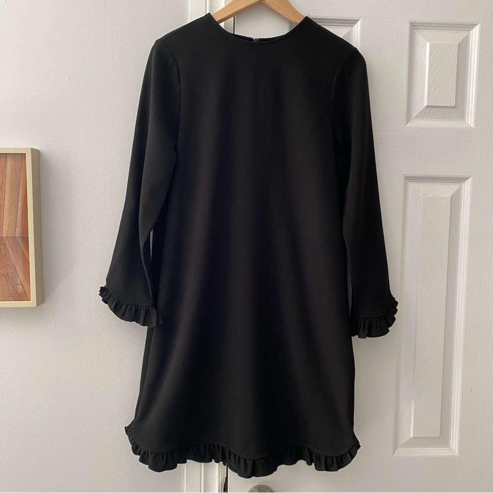 GANNI Ruffle Sleeve Dress
